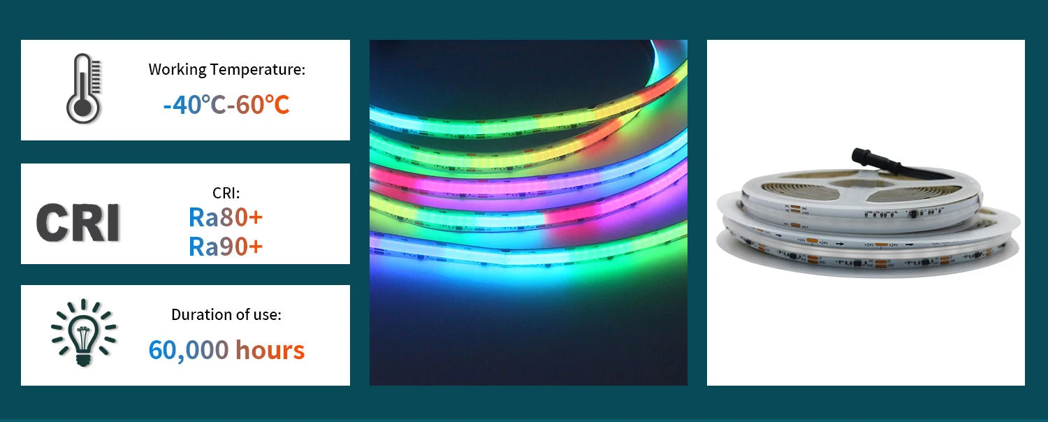 led cob strip rgb